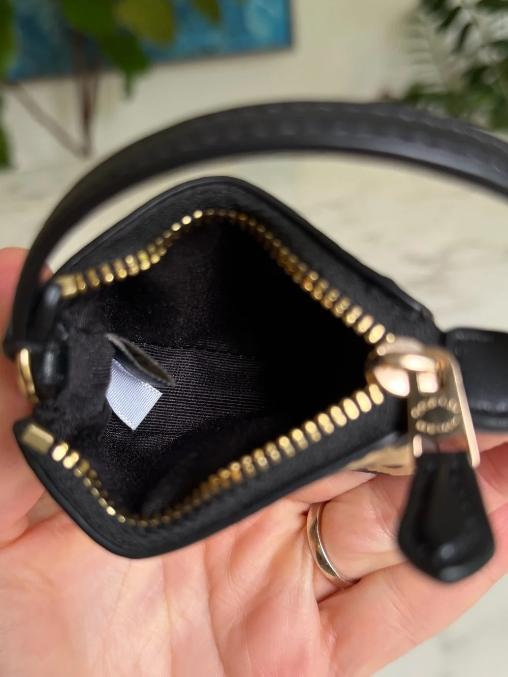 Coach Mini Nolita Bag Charm With Leopard Print CX073 Key Chain